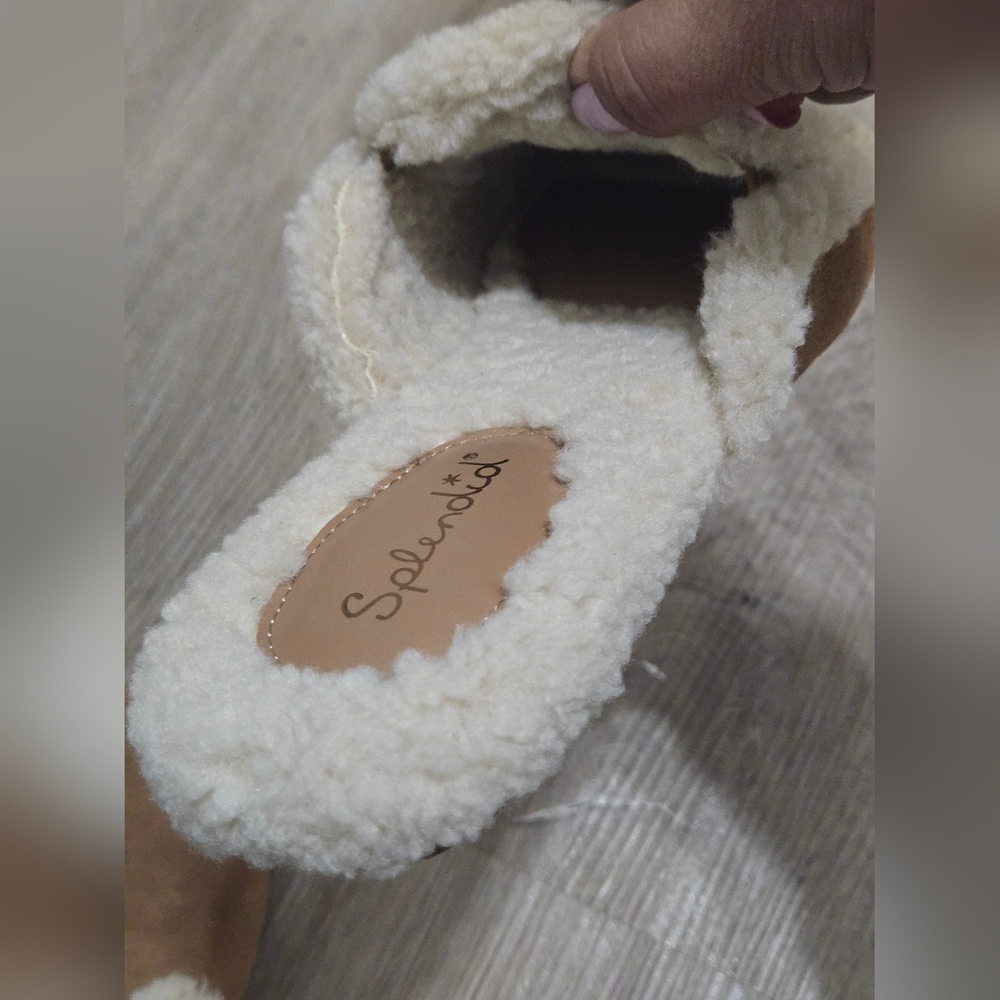 Splendid Liza Sherpa Mule in Caramel Msrp $109 - Picture 6 of 9